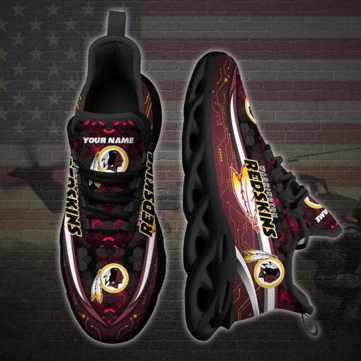 Ideafootwear Washington Redskins NFL Max Soul Shoes Sneakers For Men And Women
