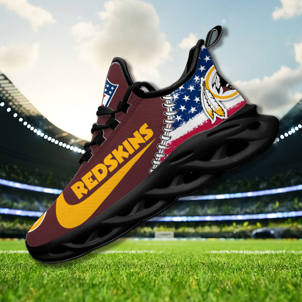 Ideafootwear Washington Redskins NFL Max Soul Shoes Sneakers For Men And Women