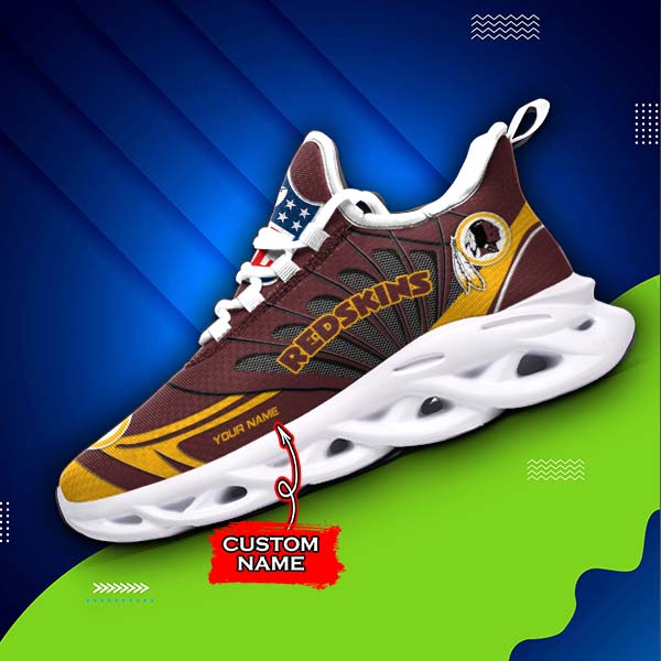 Ideafootwear Washington Redskins NFL Max Soul Shoes Sneakers For Men And Women
