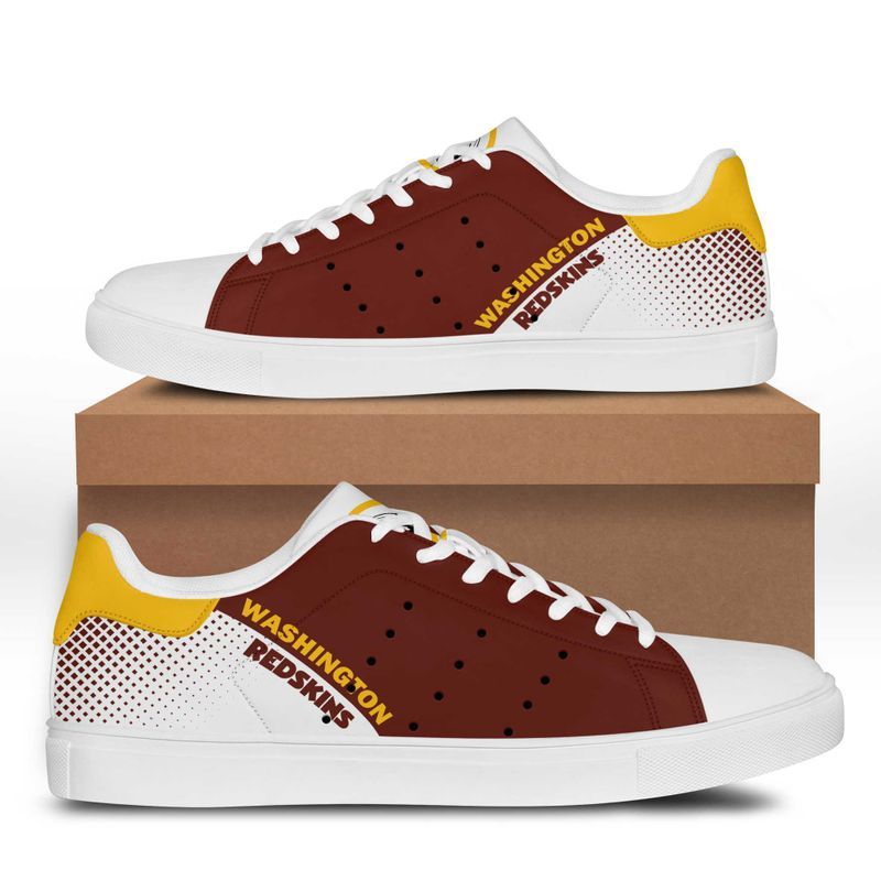 Ideafootwear Washington Redskins Skate Stan Shoes Sneakes For Men And Women