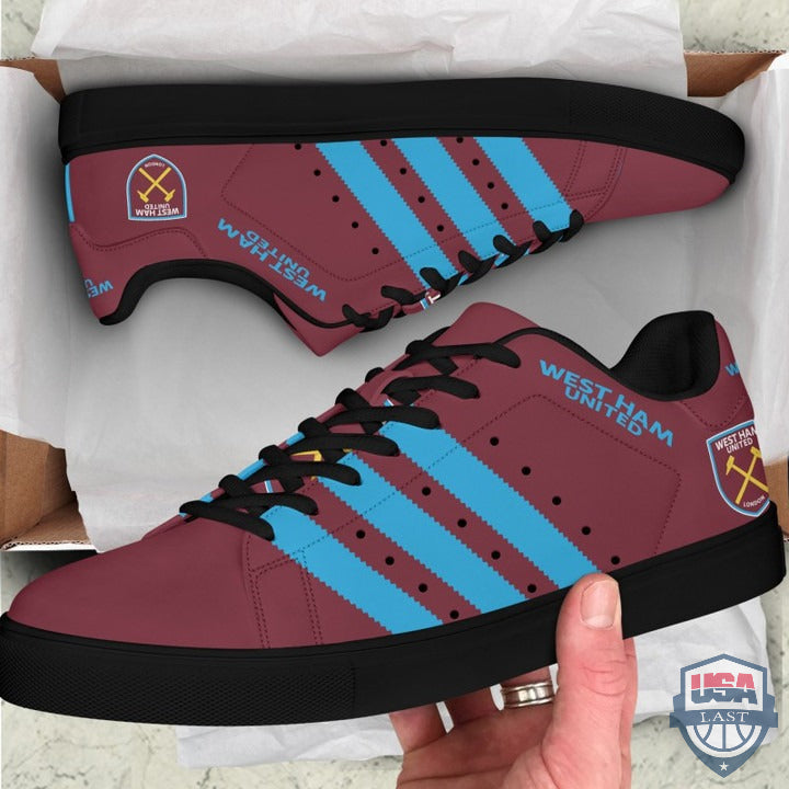 Ideafootwear West Ham United FC Skate Stan Shoes Sneakes For Men And Women