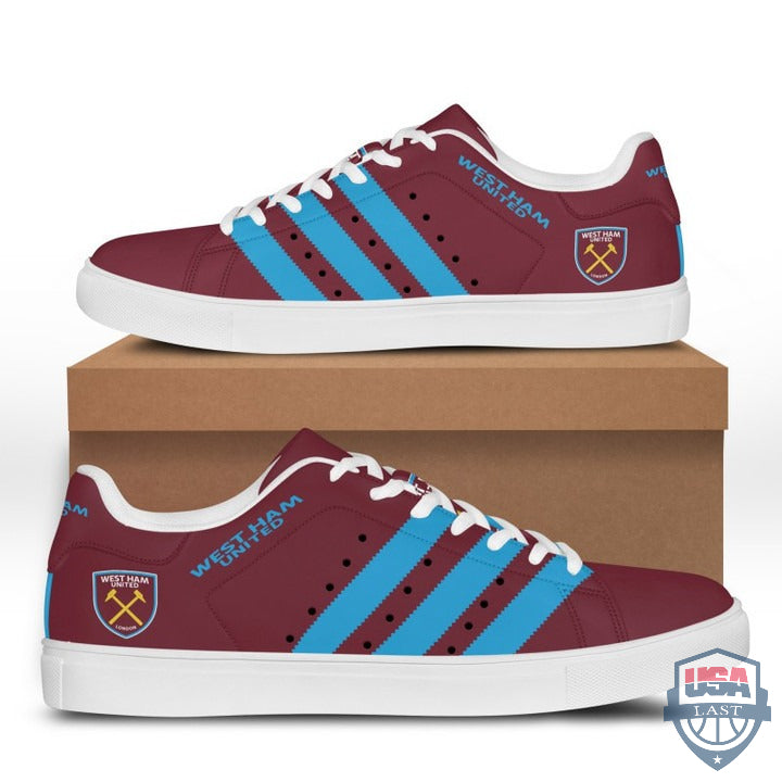 Ideafootwear West Ham United FC Skate Stan Shoes Sneakes For Men And Women