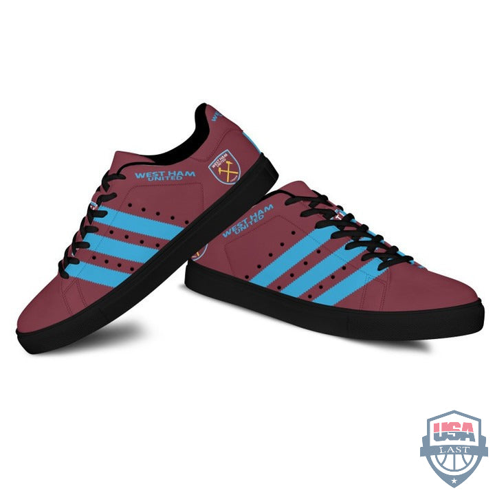 Ideafootwear West Ham United FC Skate Stan Shoes Sneakes For Men And Women