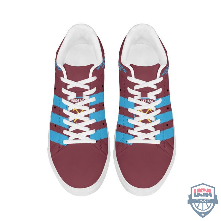 Ideafootwear West Ham United FC Skate Stan Shoes Sneakes For Men And Women