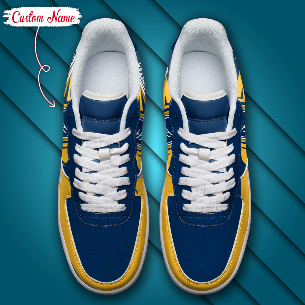 Ideafootwear West Virginia Mountaineers NCAA Air Low-Top Sneakers Shoes For Men And Women