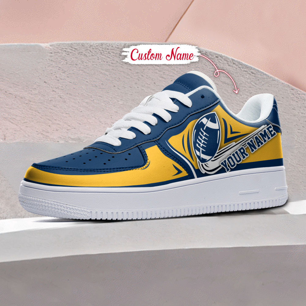 Ideafootwear West Virginia Mountaineers NCAA Air Low-Top Sneakers Shoes For Men And Women