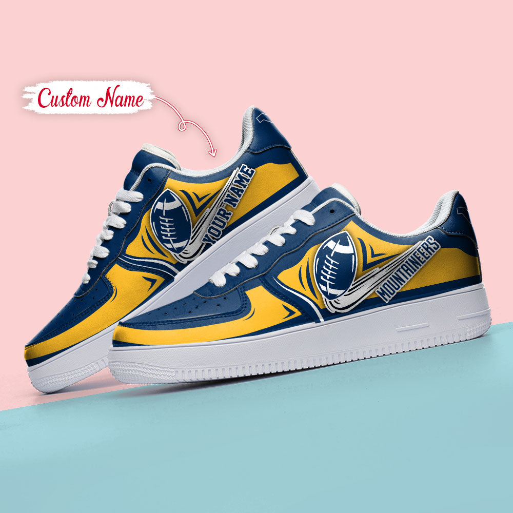 Ideafootwear West Virginia Mountaineers NCAA Air Low-Top Sneakers Shoes For Men And Women