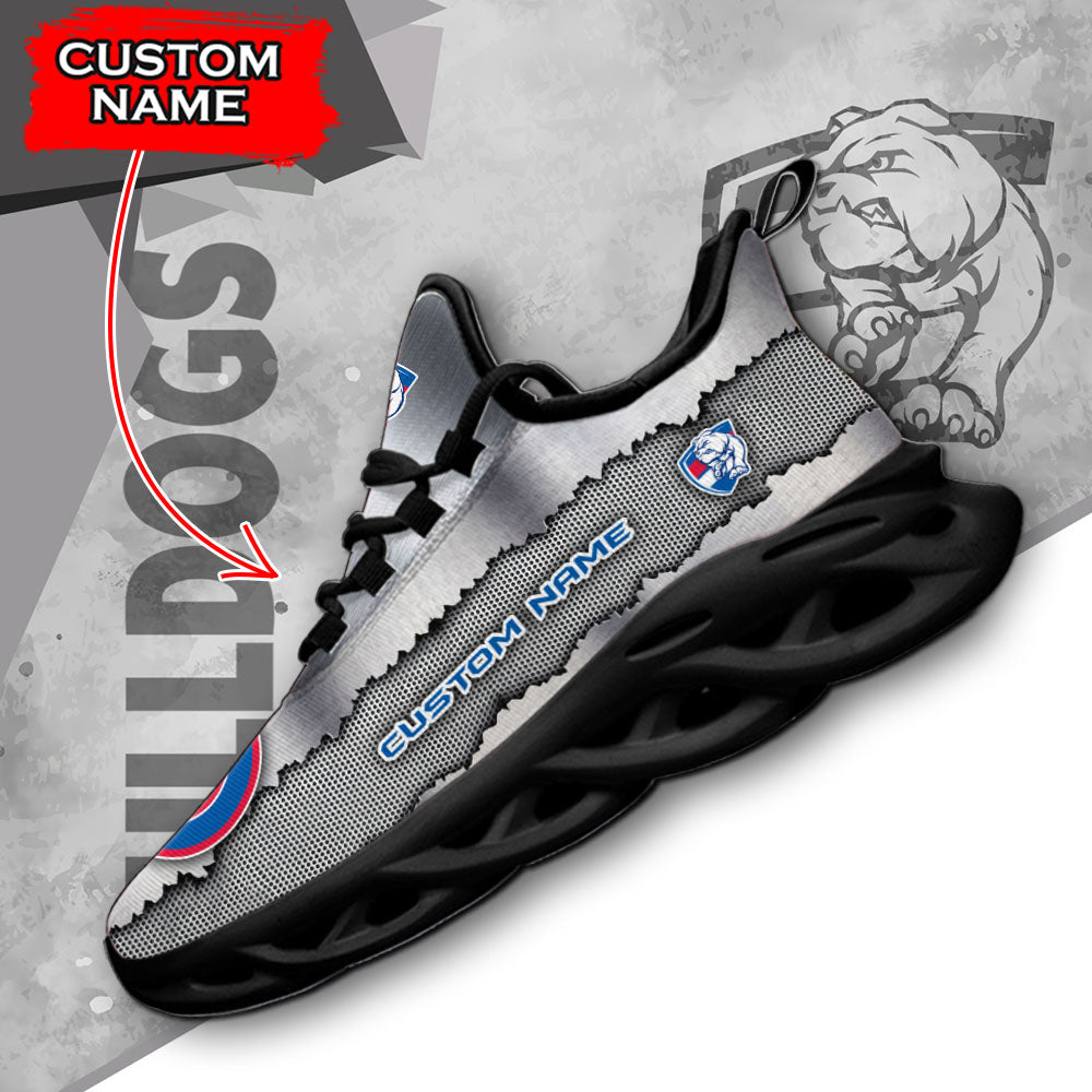Ideafootwear Western Bulldogs AFL Max Soul Shoes Sneakers For Men And Women