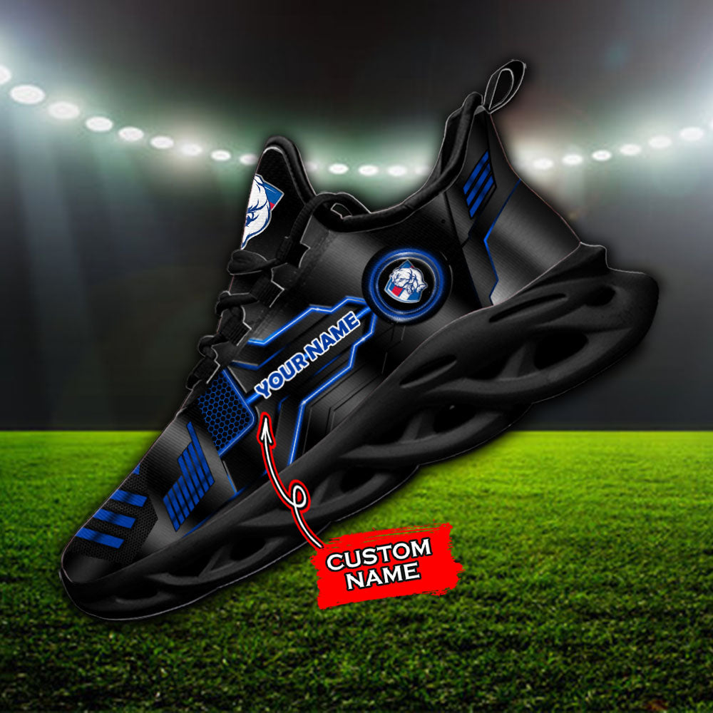 Ideafootwear Western Bulldogs AFL Max Soul Shoes Sneakers For Men And Women
