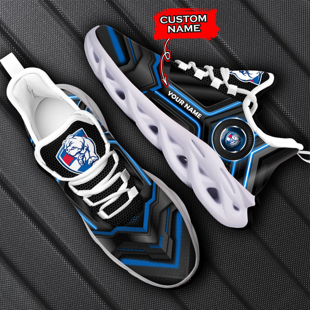 Ideafootwear Western Bulldogs AFL Max Soul Shoes Sneakers For Men And Women