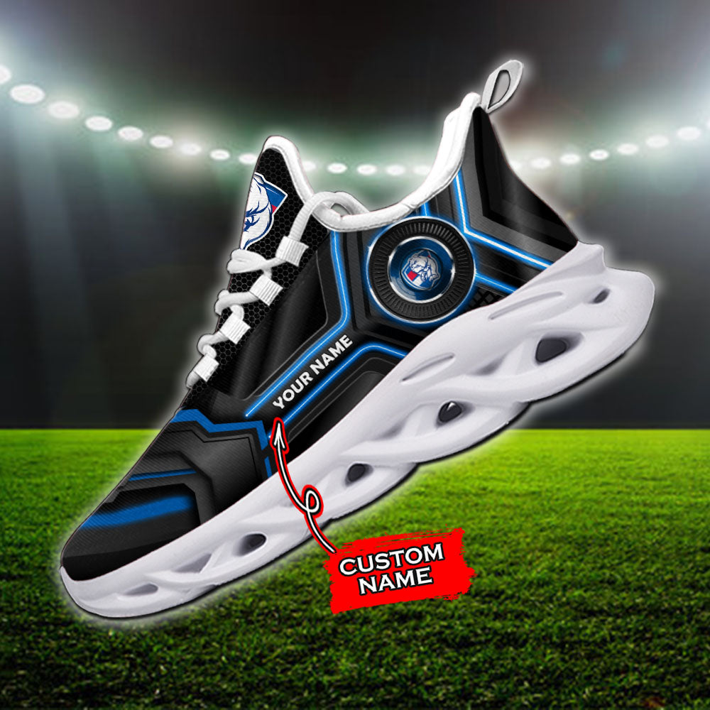 Ideafootwear Western Bulldogs AFL Max Soul Shoes Sneakers For Men And Women