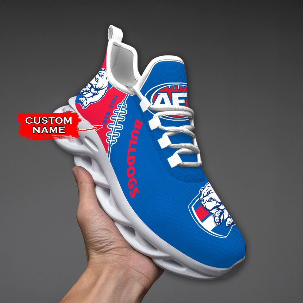 Ideafootwear Western Bulldogs AFL Max Soul Shoes Sneakers For Men And Women