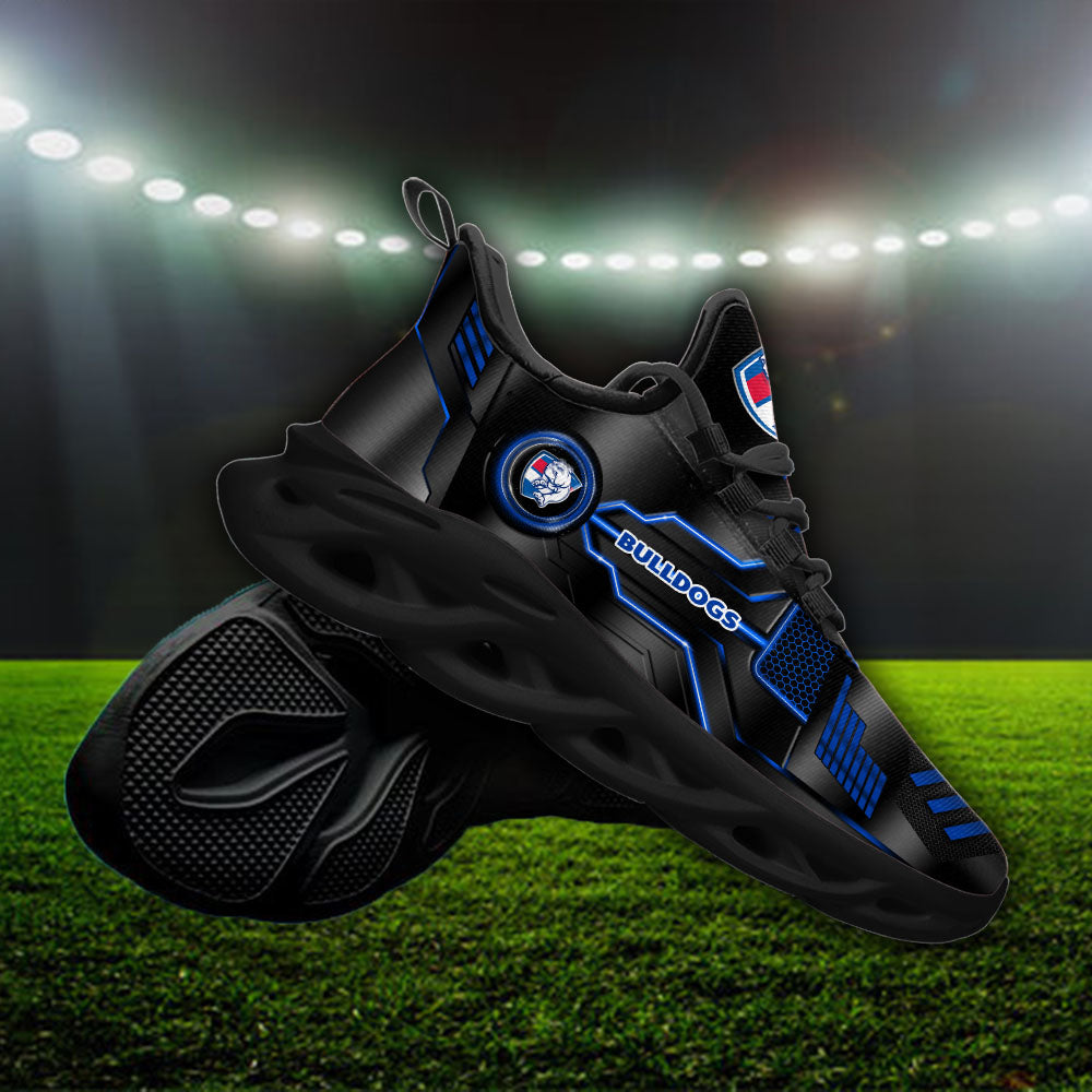 Ideafootwear Western Bulldogs AFL Max Soul Shoes Sneakers For Men And Women