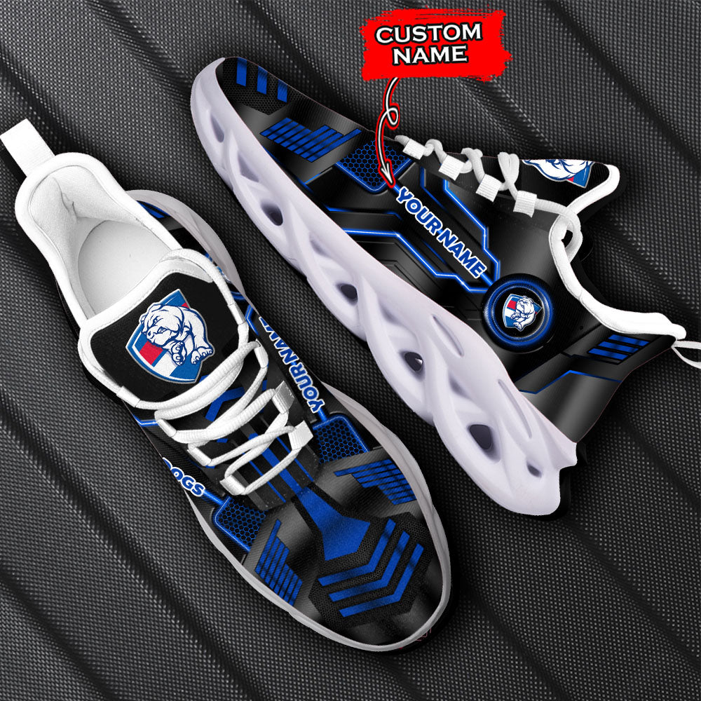 Ideafootwear Western Bulldogs AFL Max Soul Shoes Sneakers For Men And Women