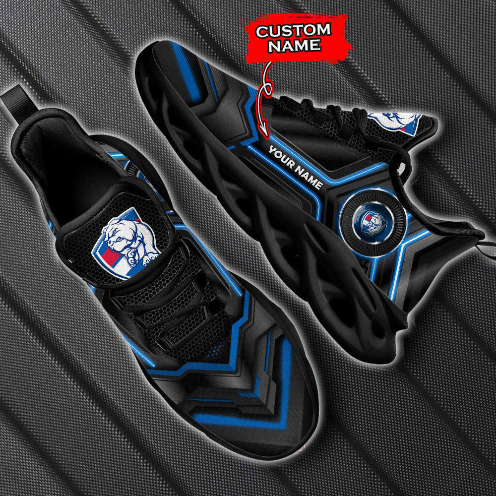Ideafootwear Western Bulldogs AFL Max Soul Shoes Sneakers For Men And Women