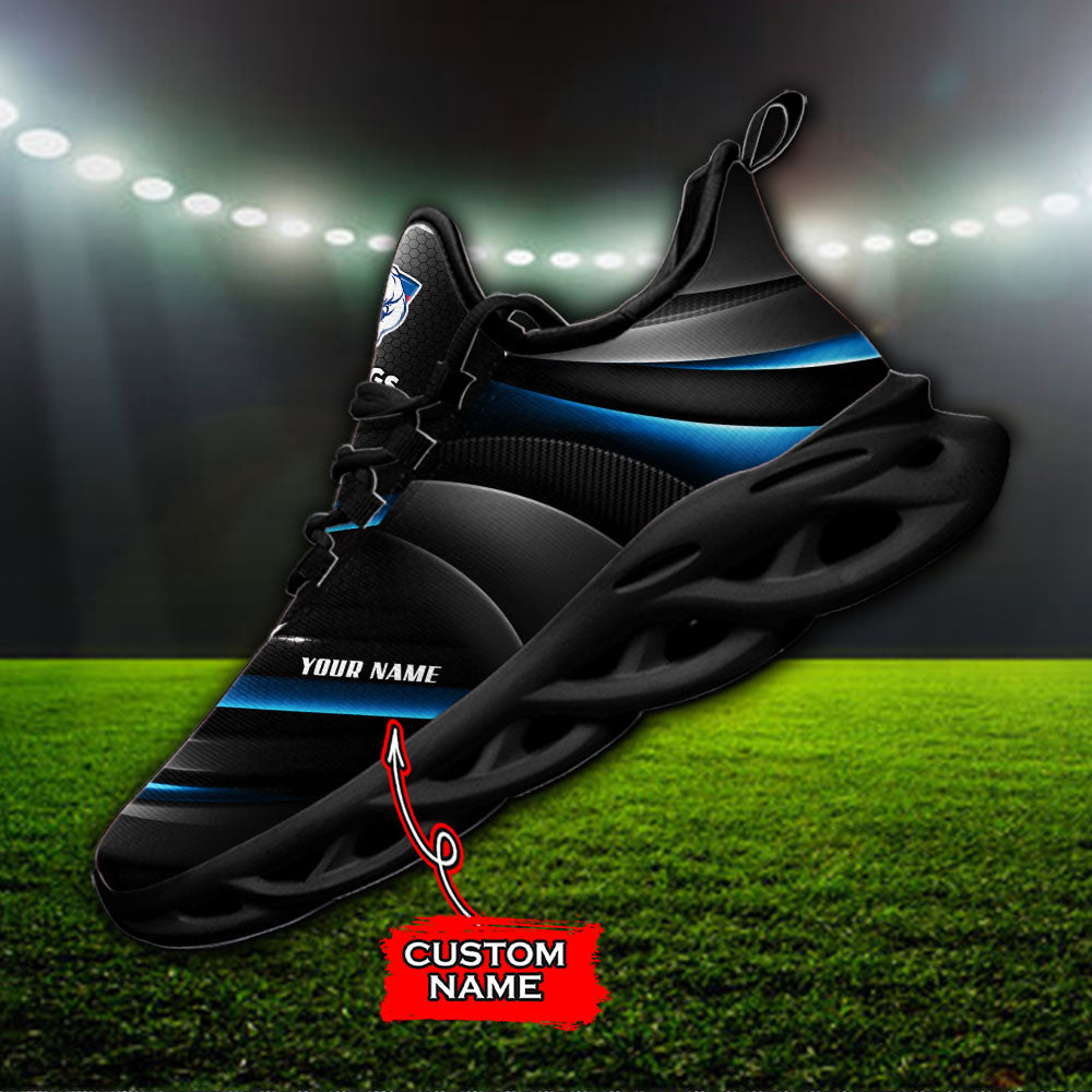 Ideafootwear Western Bulldogs AFL Max Soul Shoes Sneakers For Men And Women
