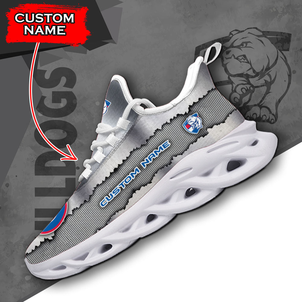 Ideafootwear Western Bulldogs AFL Max Soul Shoes Sneakers For Men And Women