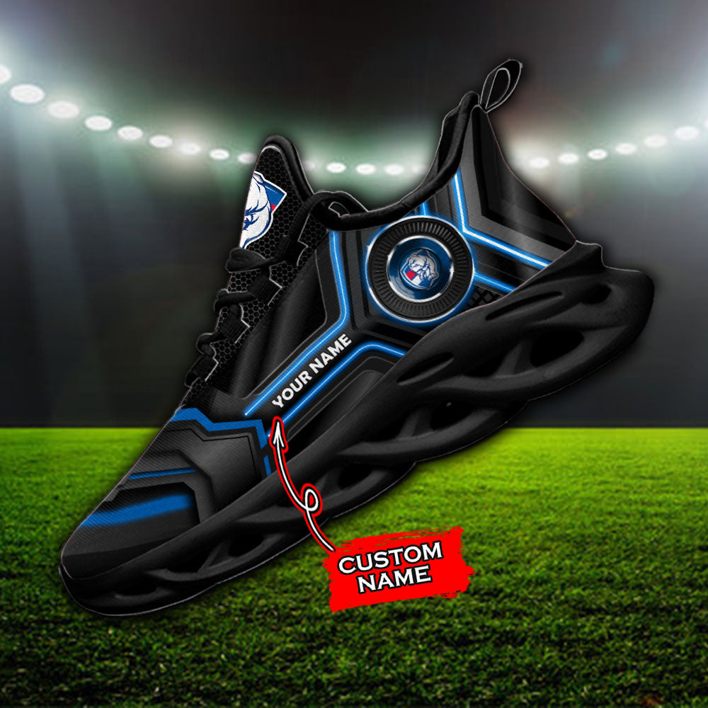 Ideafootwear Western Bulldogs AFL Max Soul Shoes Sneakers For Men And Women