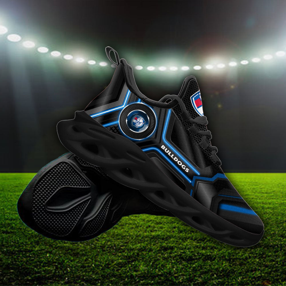 Ideafootwear Western Bulldogs AFL Max Soul Shoes Sneakers For Men And Women
