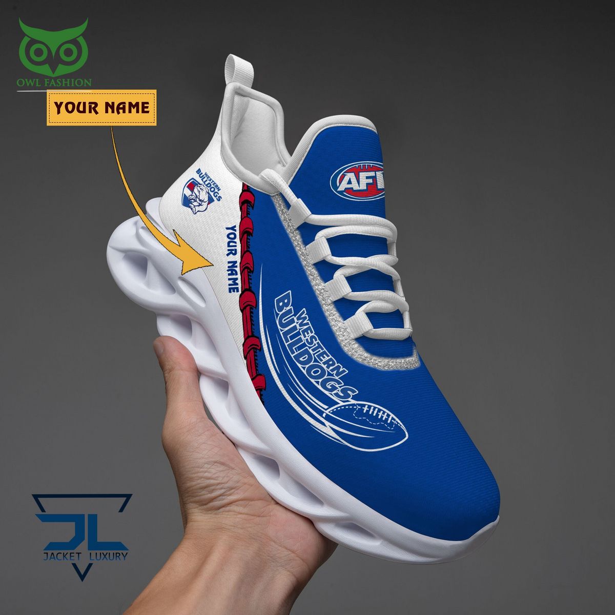 Ideafootwear Western Bulldogs Max Soul Shoes Sneakers For Men And Women