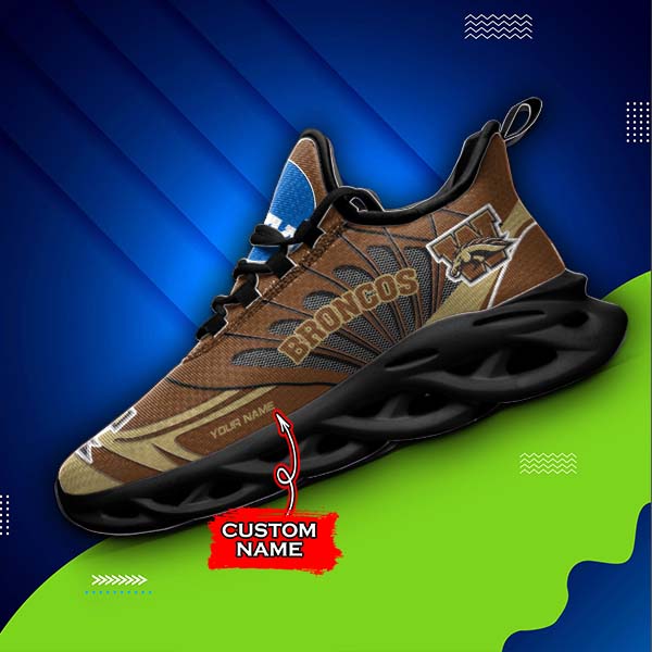 Ideafootwear Western Michigan Broncos NCAA Max Soul Shoes Sneakers For Men And Women