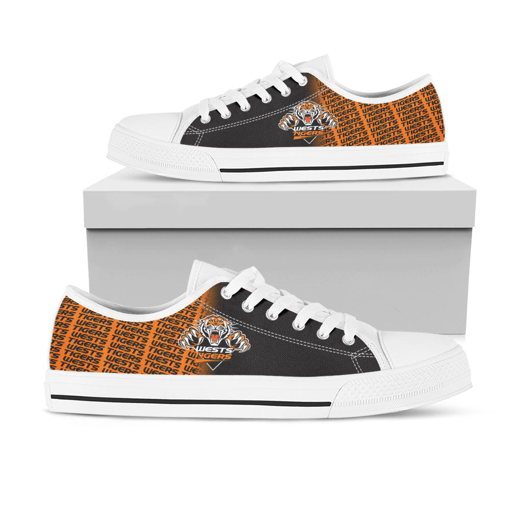 Ideafootwear Wests Tigers Low Top Canvas Sneakers Shoes For Men And Women