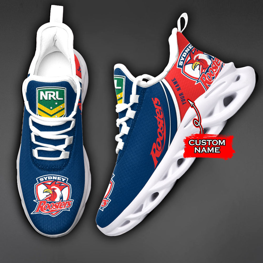 Ideafootwear Wests Tigers NRL Max Soul Shoes Sneakers For Men And Women