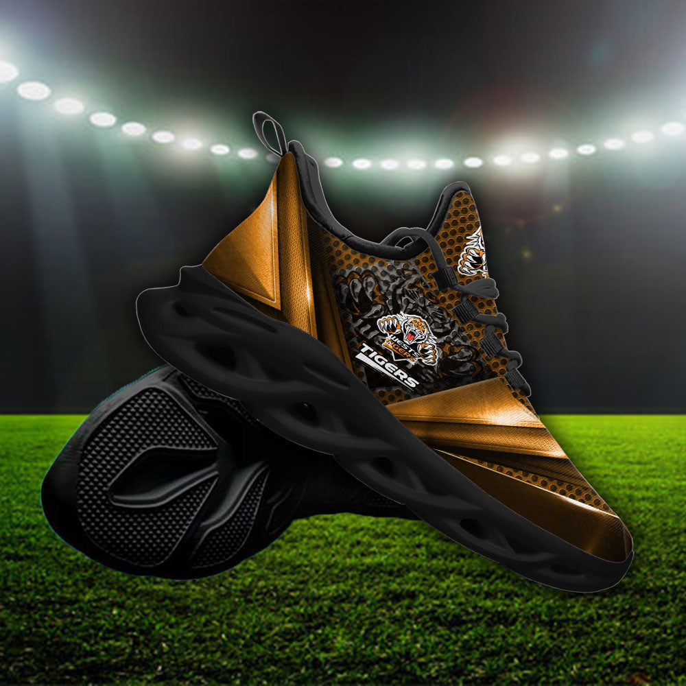 Ideafootwear Wests Tigers NRL Max Soul Shoes Sneakers For Men And Women