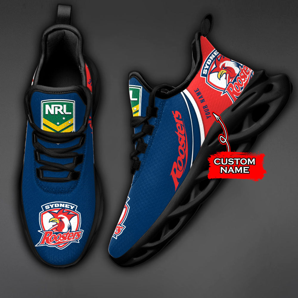 Ideafootwear Wests Tigers NRL Max Soul Shoes Sneakers For Men And Women