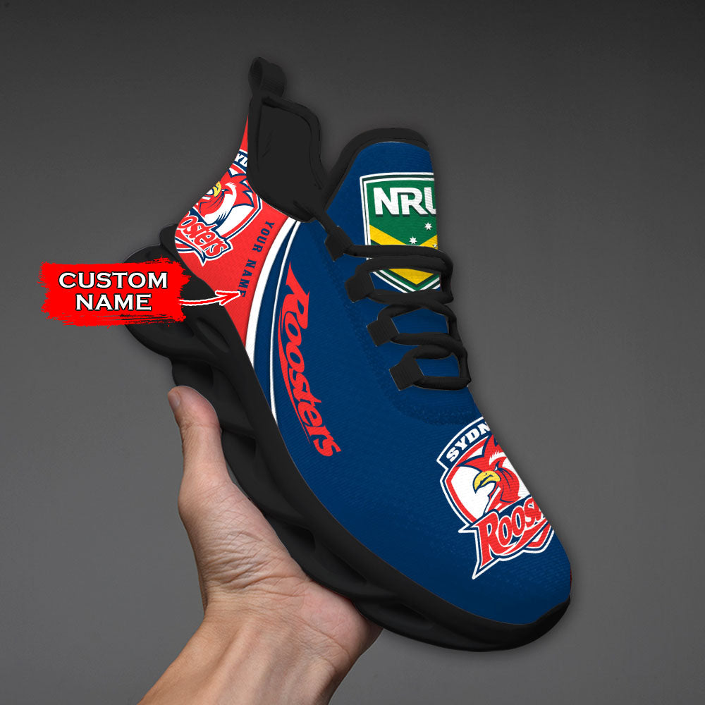 Ideafootwear Wests Tigers NRL Max Soul Shoes Sneakers For Men And Women