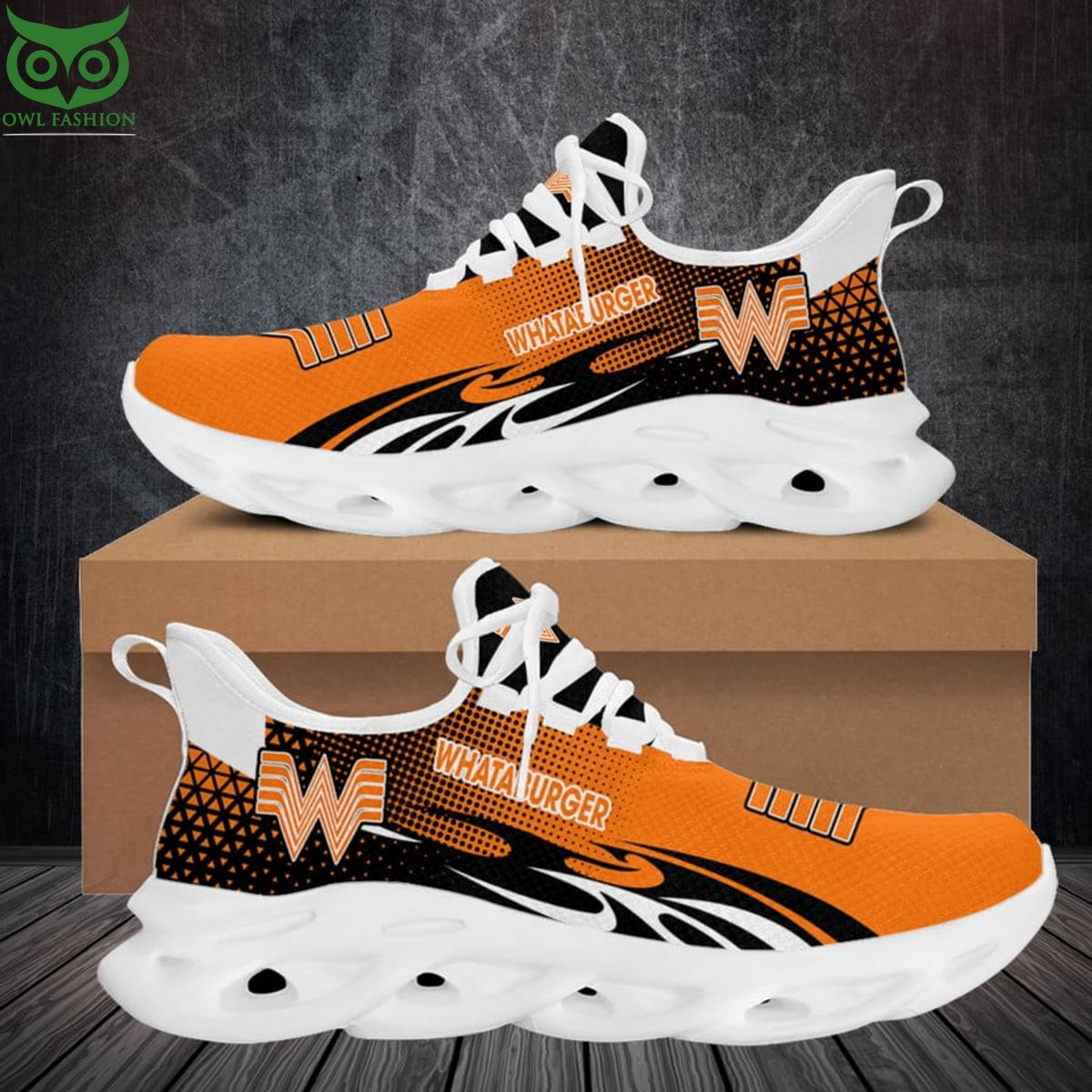 Ideafootwear Whataburger Max Soul Shoes Sneakers For Men And Women