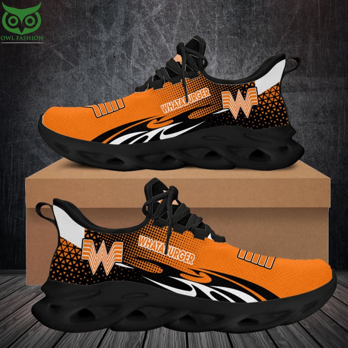 Ideafootwear Whataburger Max Soul Shoes Sneakers For Men And Women