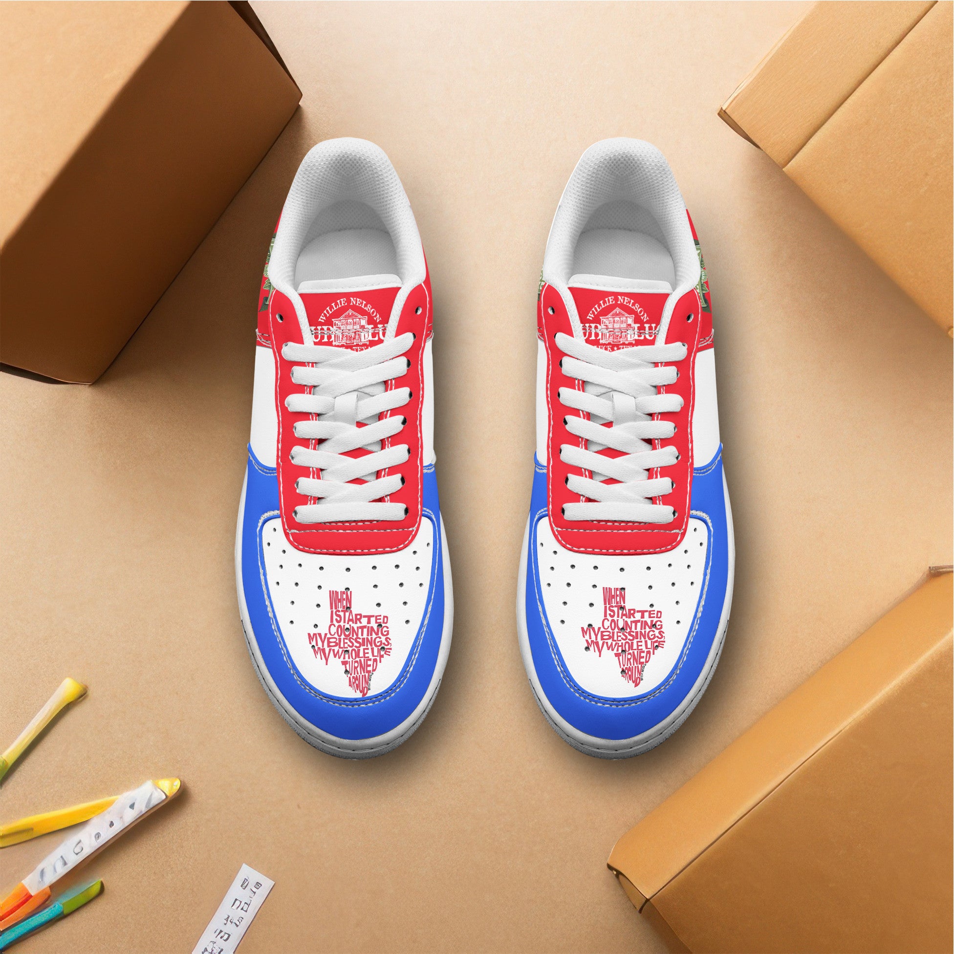 Ideafootwear Willie Nelson Air Low-Top Sneakers Shoes For Men And Women