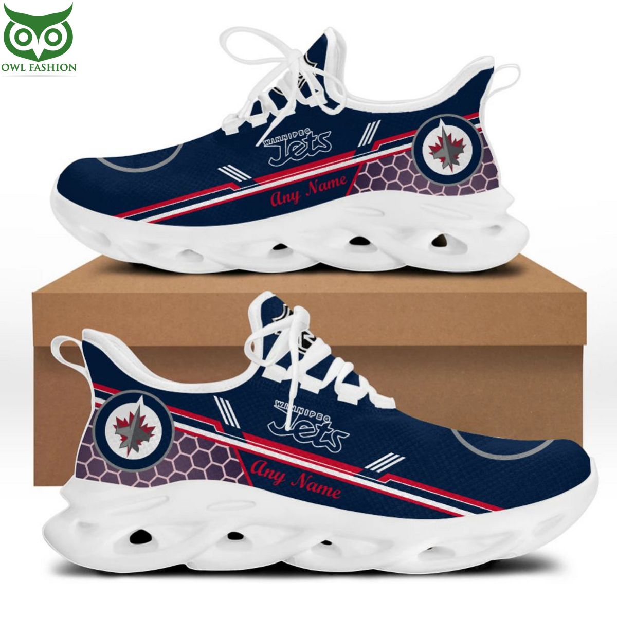 Ideafootwear Winnipeg Jets Max Soul Shoes Sneakers For Men And Women