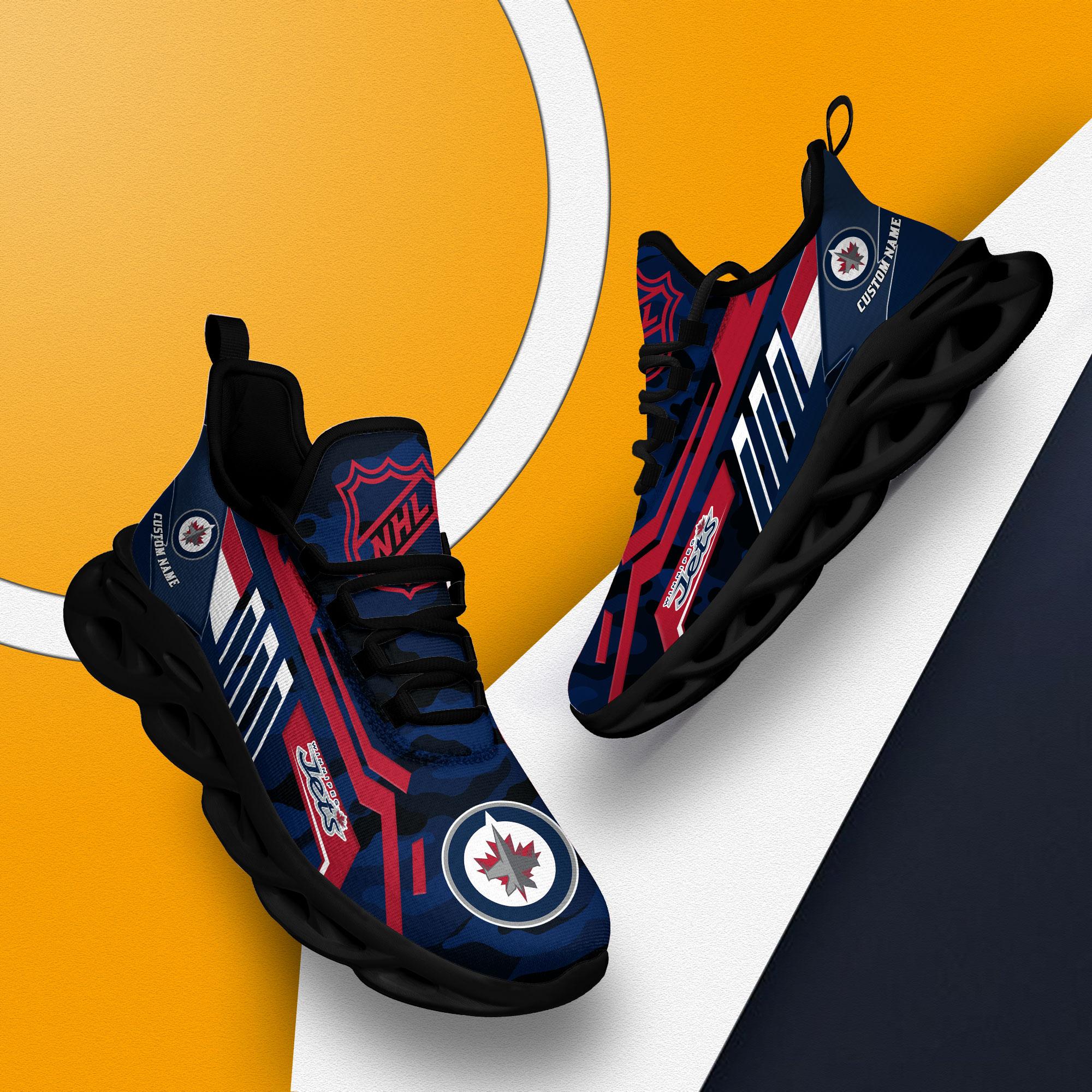 Ideafootwear Winnipeg Jets Max Soul Shoes Sneakers For Men And Women