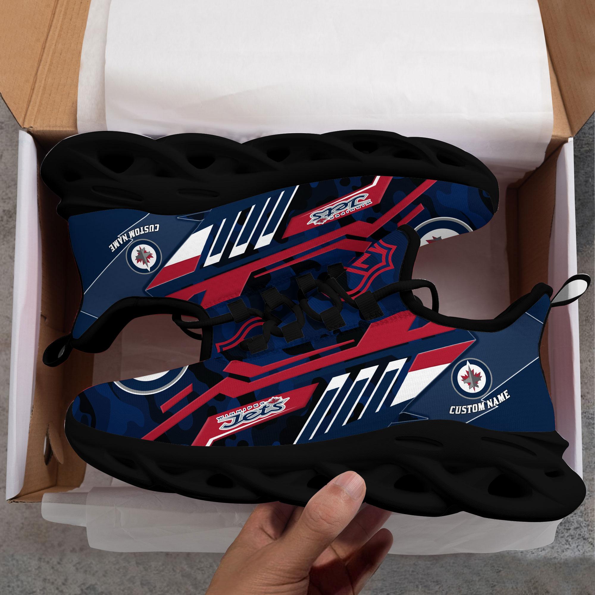 Ideafootwear Winnipeg Jets Max Soul Shoes Sneakers For Men And Women