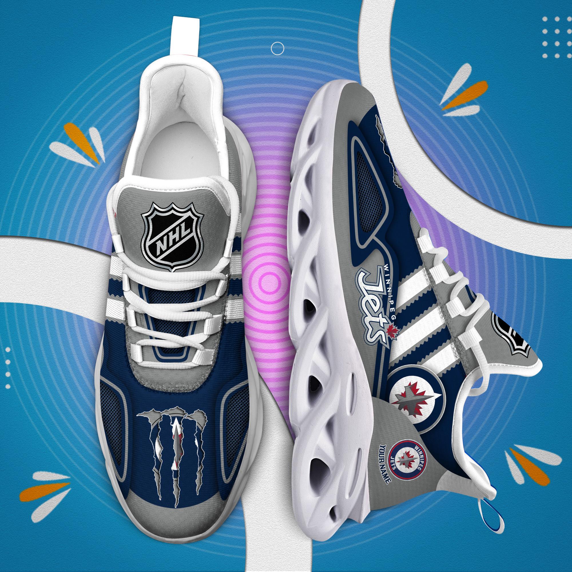 Ideafootwear Winnipeg Jets Max Soul Shoes Sneakers For Men And Women