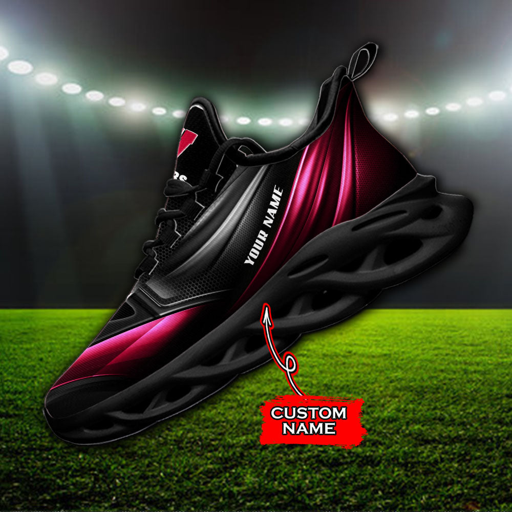 Ideafootwear Wisconsin Badgers NCAA Max Soul Shoes Sneakers For Men And Women