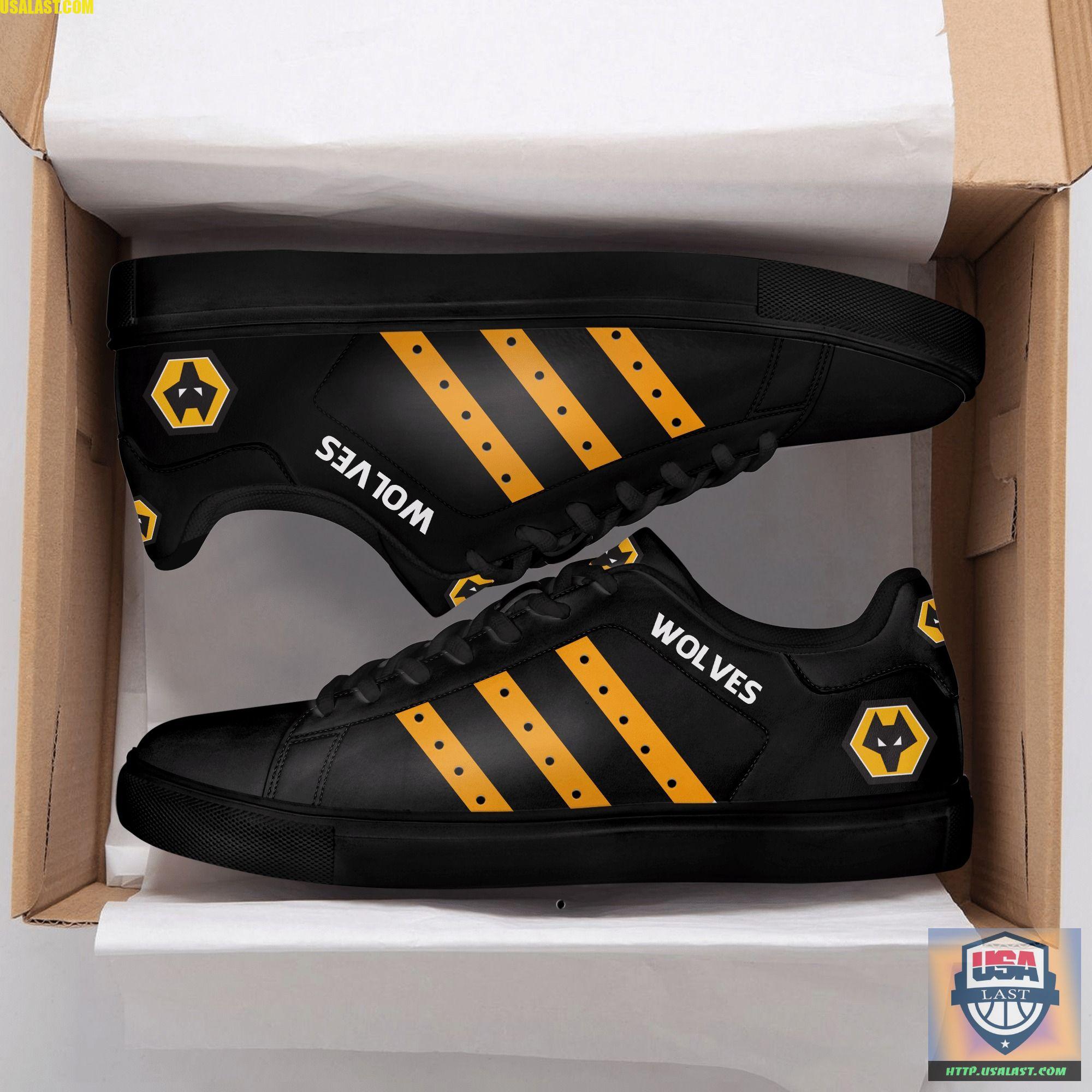 Ideafootwear Wolverhampton Wanderers FC Skate Stan Shoes Sneakes For Men And Women