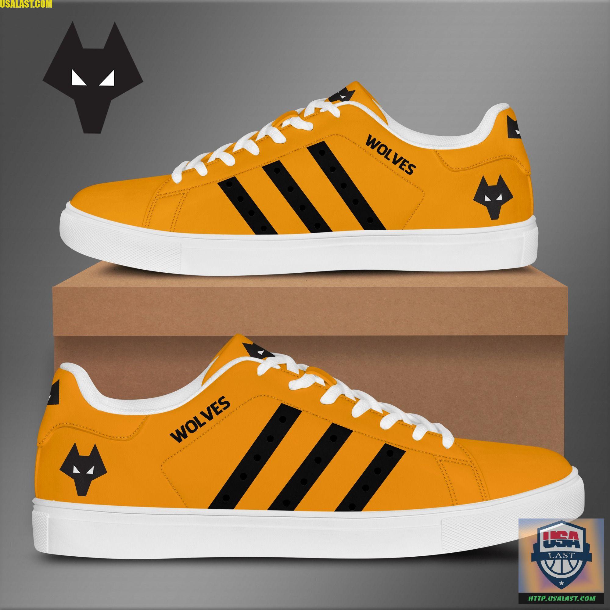 Ideafootwear Wolverhampton Wanderers FC Skate Stan Shoes Sneakes For Men And Women