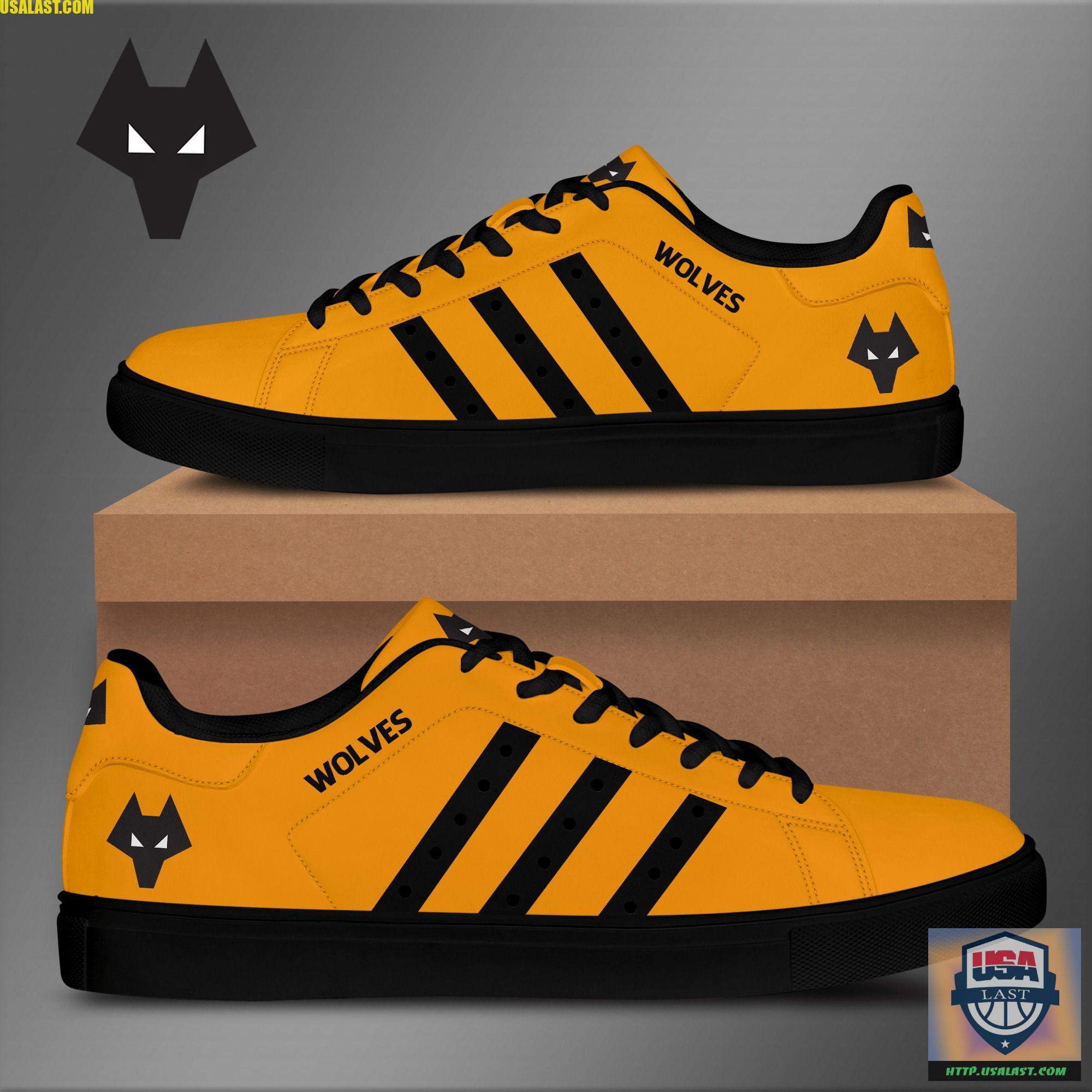 Ideafootwear Wolverhampton Wanderers FC Skate Stan Shoes Sneakes For Men And Women