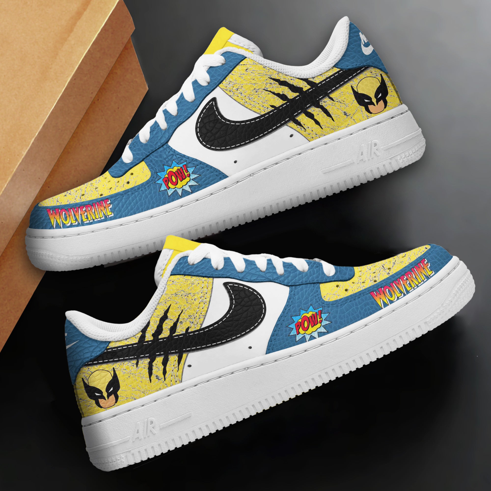 Ideafootwear Wolverine Air Low-Top Sneakers Shoes For Men And Women