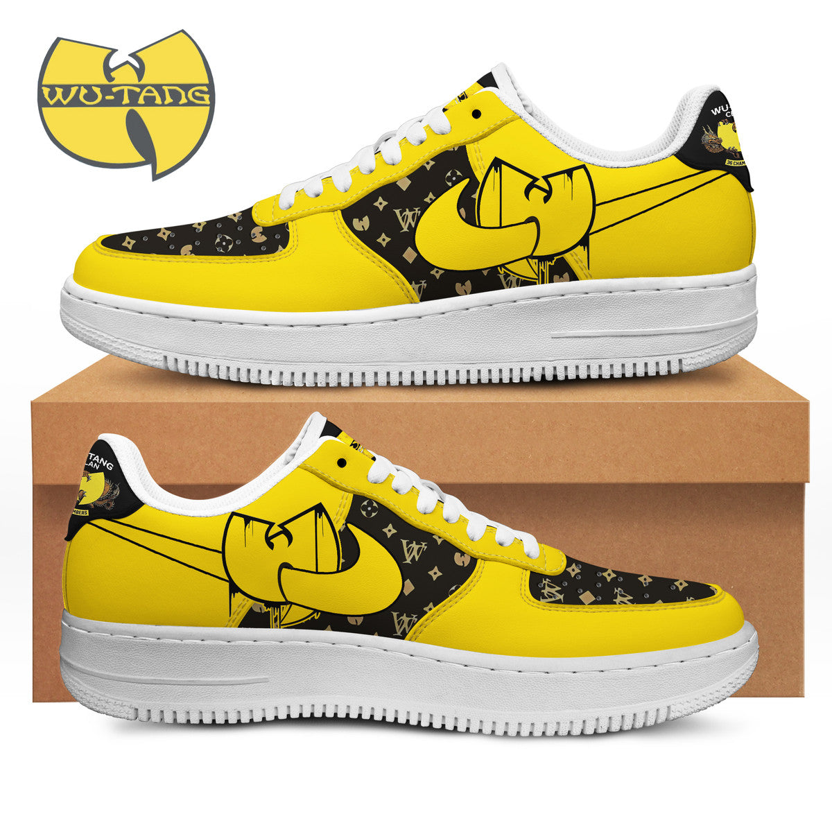 Ideafootwear Wu Tang Clan Air Low-Top Sneakers Shoes For Men And Women