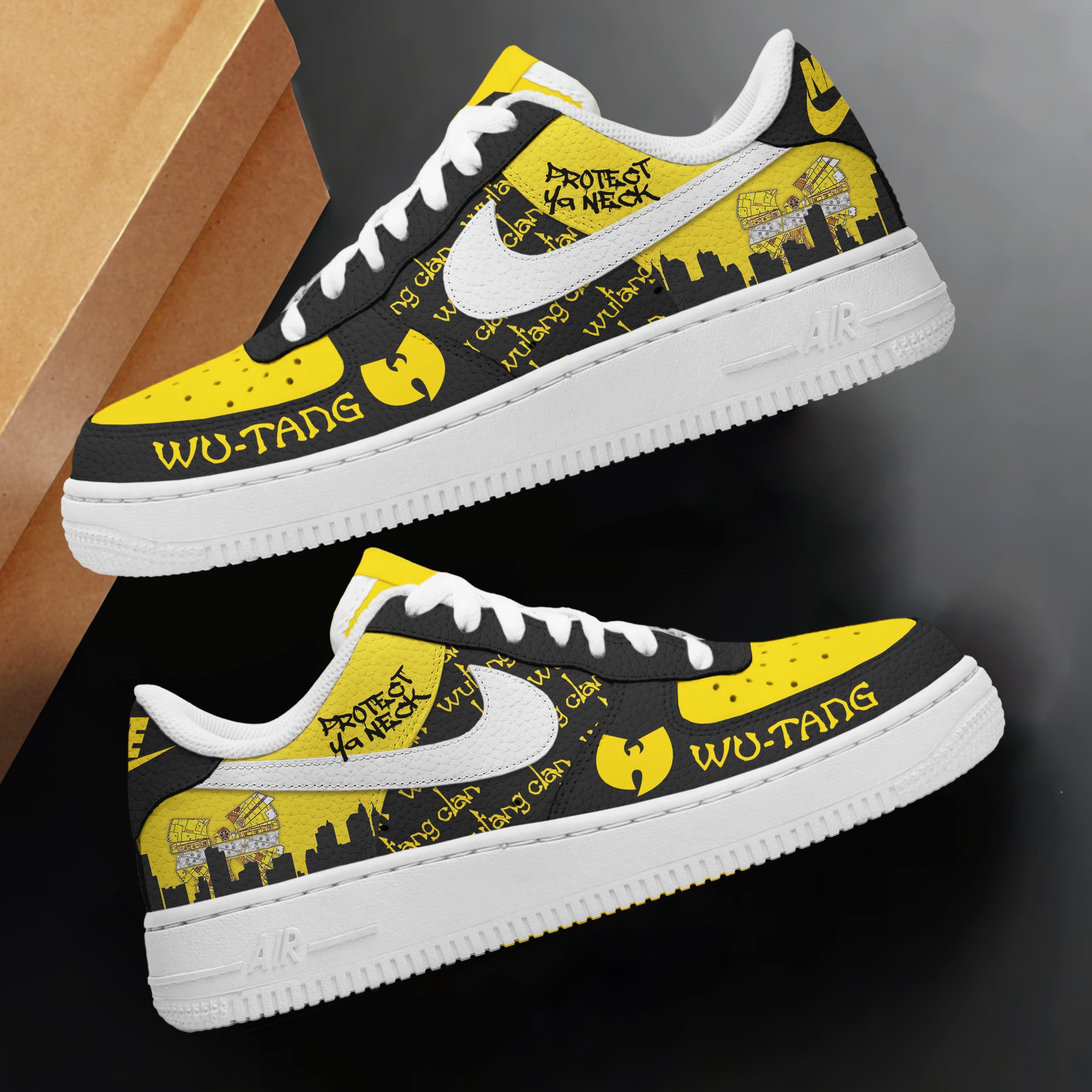 Ideafootwear Wu Tang Clan Air Low-Top Sneakers Shoes For Men And Women