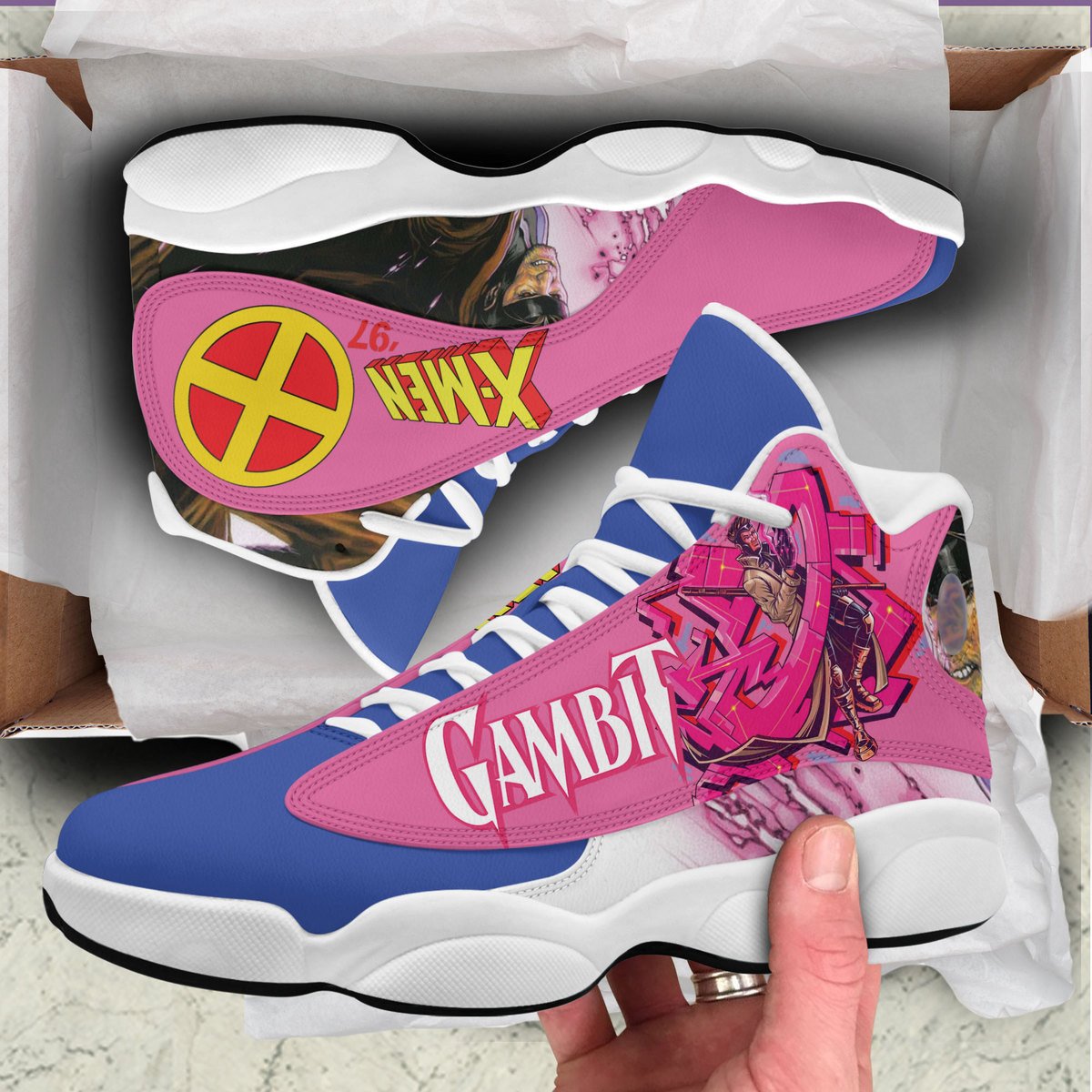 Ideafootwear X-Men AJ13 Sneakers Shoes For Men And Women