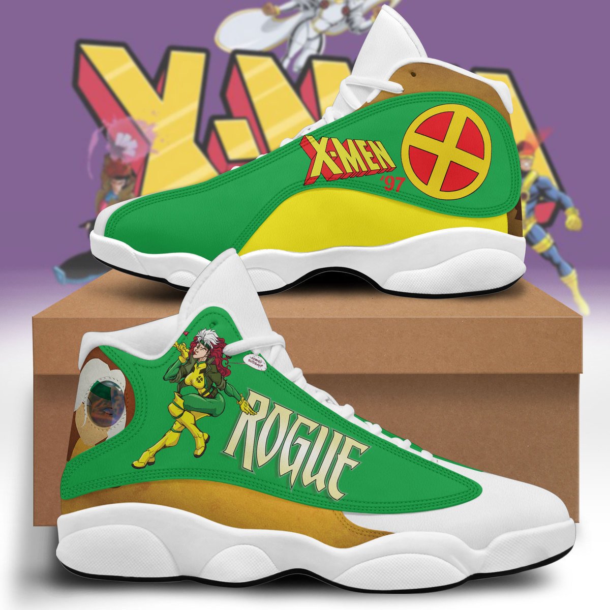 Ideafootwear X-Men AJ13 Sneakers Shoes For Men And Women