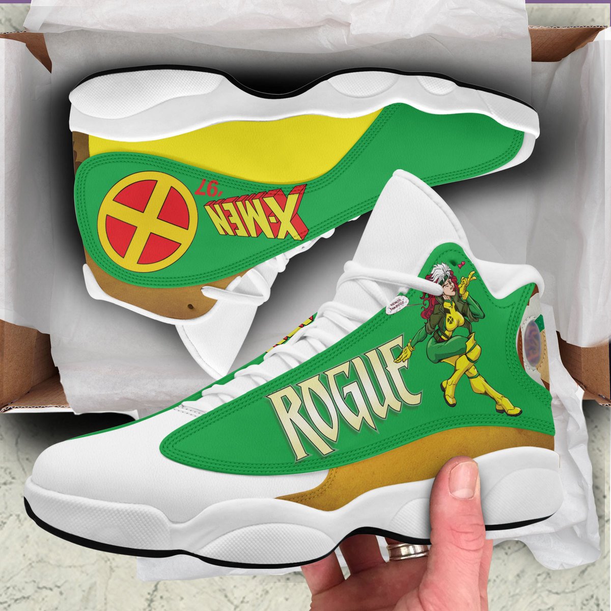 Ideafootwear X-Men AJ13 Sneakers Shoes For Men And Women