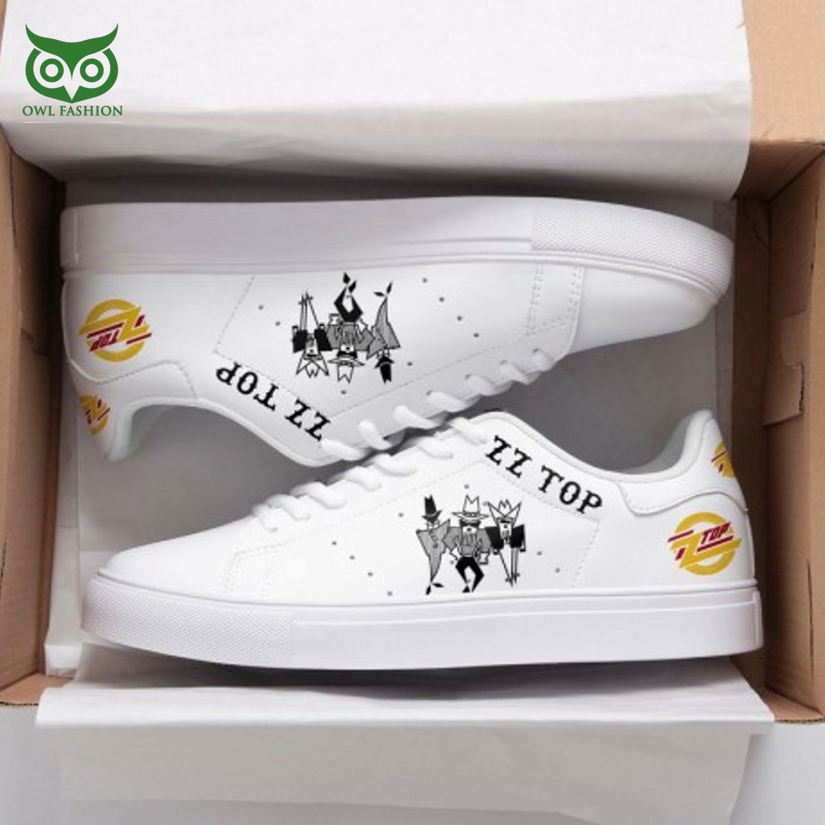 Ideafootwear ZZ Top Skate Stan Shoes Sneakes For Men And Women