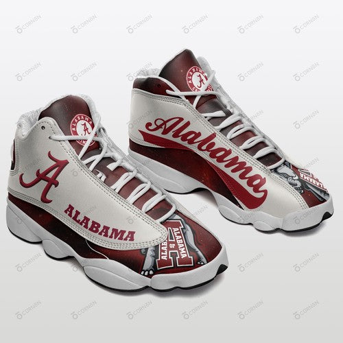Ideafootwear Alabama Crimson Tide AJ13 Sneakers Shoes For Men And Women 8