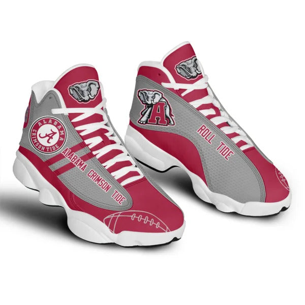 Ideafootwear Alabama Crimson Tide AJ13 Sneakers Shoes For Men And Women 10